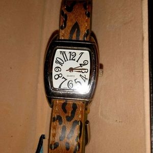Animal Print Quartz Watch